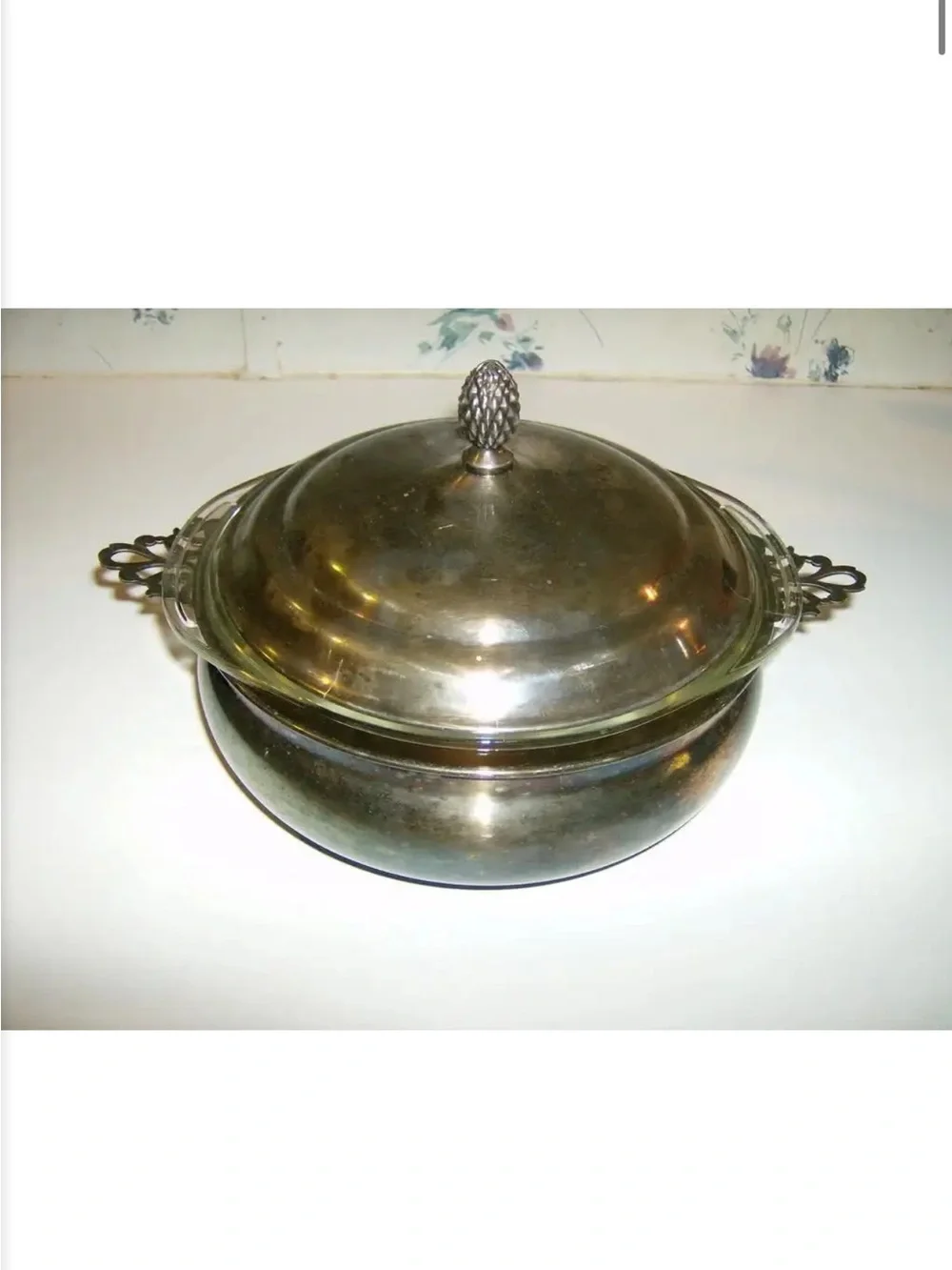 Sheffield Silver Co. ~ Covered Casserole ~ Made is U.S.A. - Silver